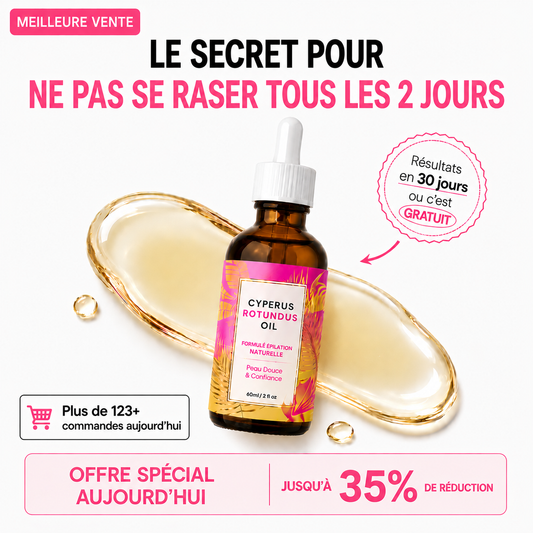 Cyperus Rotundus Oil™ | Pour une peau douce et sans irritation