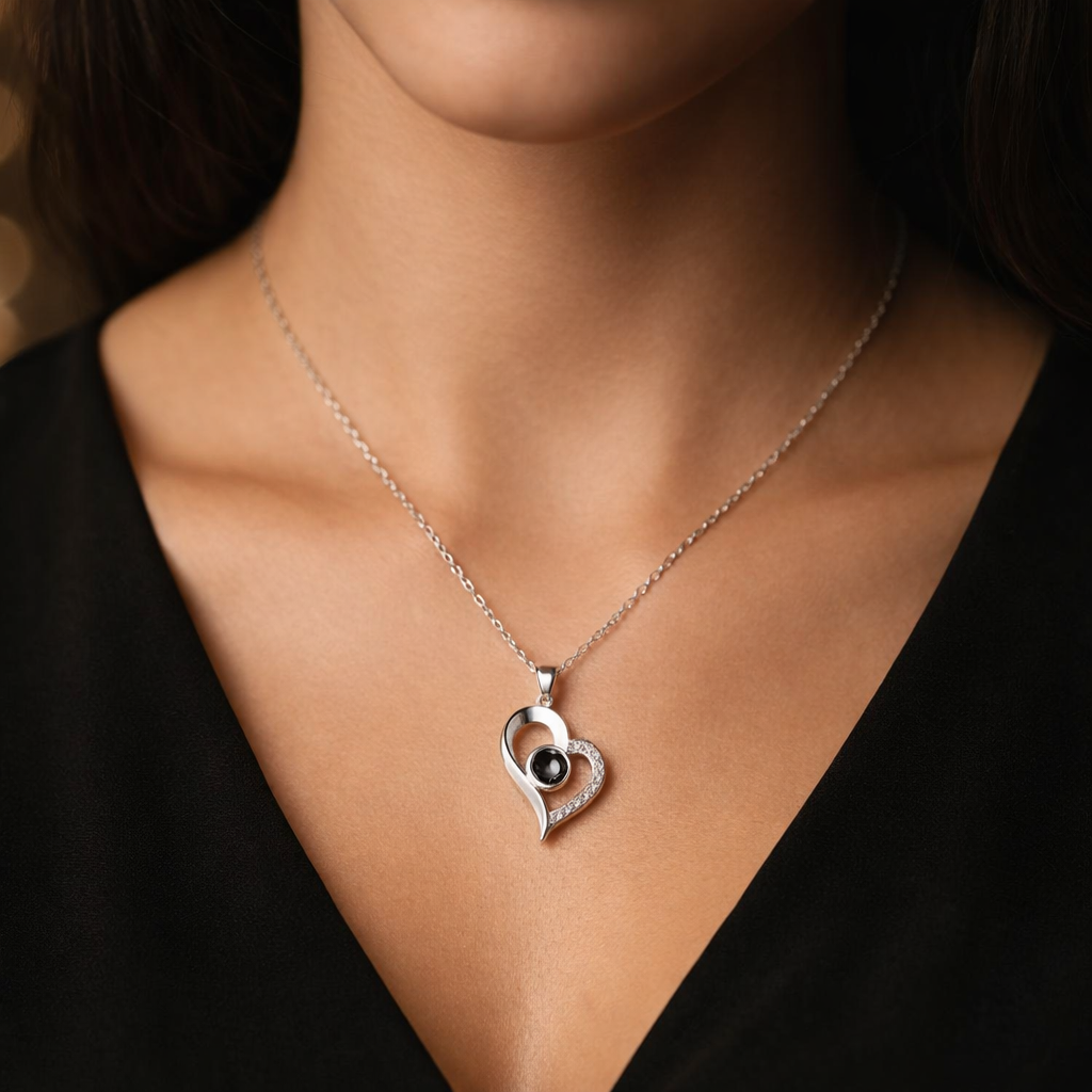 Coffret Luxe Romance 🌹 Rose Éternelle + Collier Élégant